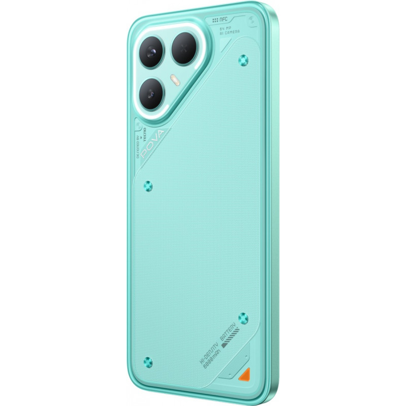 Tecno POVA 7 Pro 5G 12/256Gb Neon Cyan