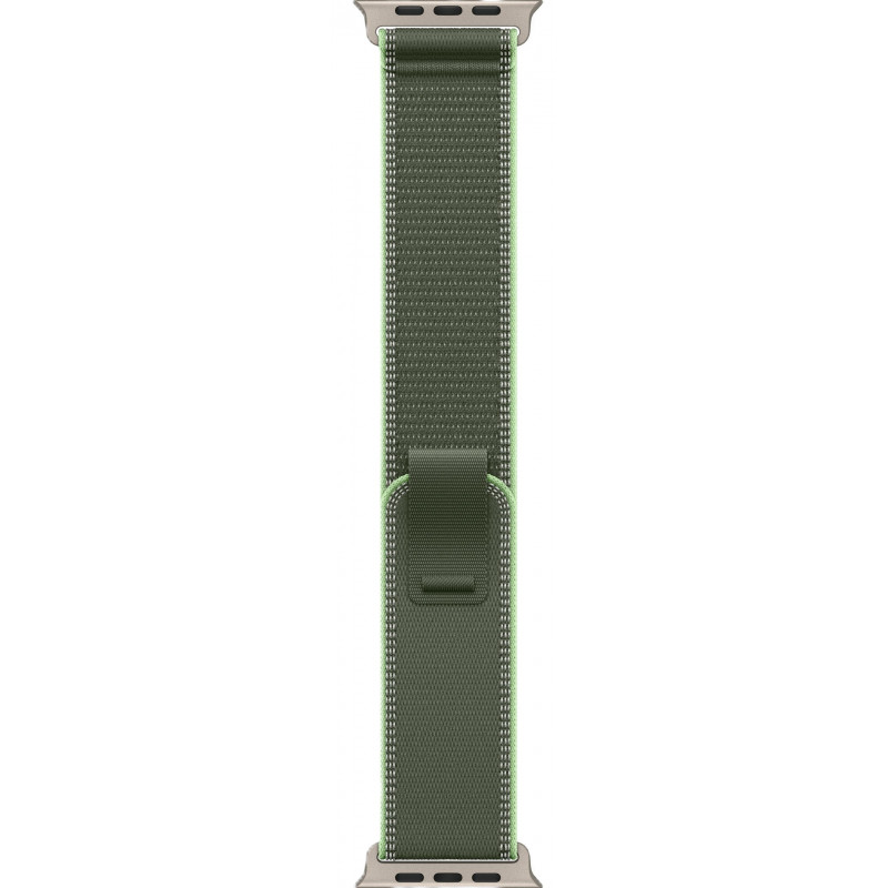 Apple Watch Ultra 3 49mm Trail Loop Green/Neon / Natural Titanium Case
